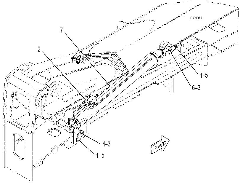 CYLINDER & MTG GP-BOOM 4425093 CAT