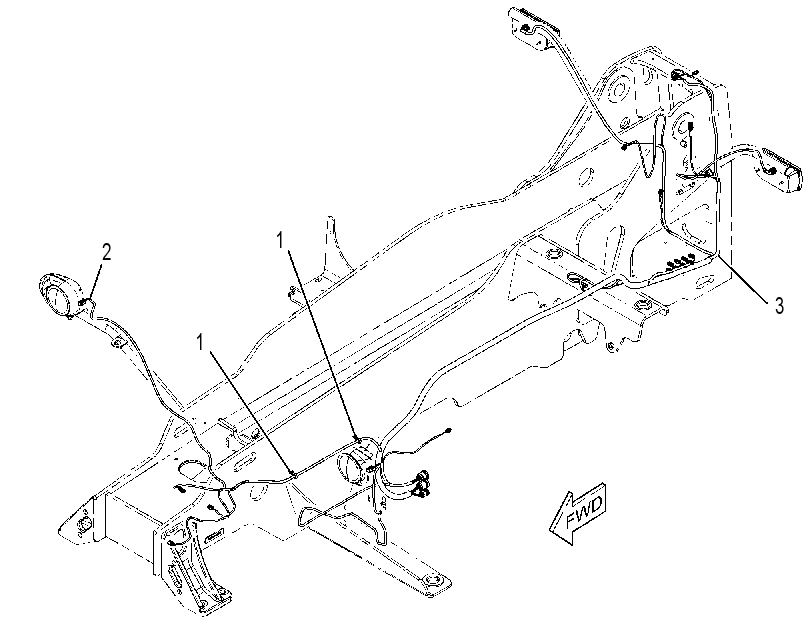 Проводка шасси 4392644 CAT