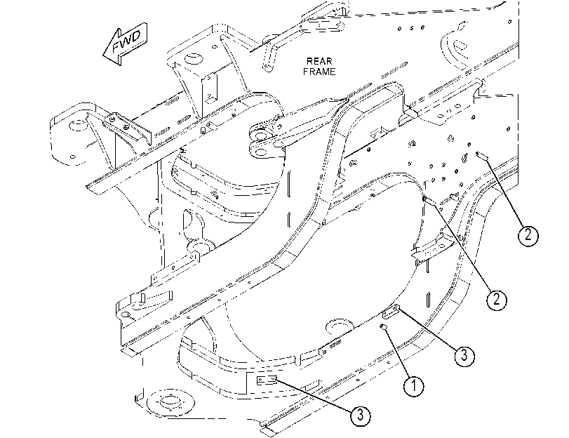 BOSS GP-REAR FRAME 3714437 CAT