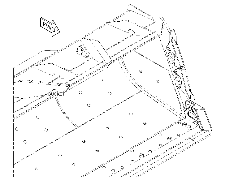 GUARD-BUCKET CORNER 2530067 CAT