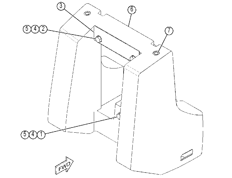 Противовес 3208548 CAT