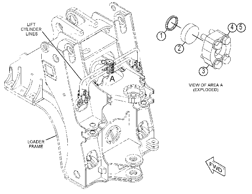 COVER GP-STEERING LINES 4544883 CAT
