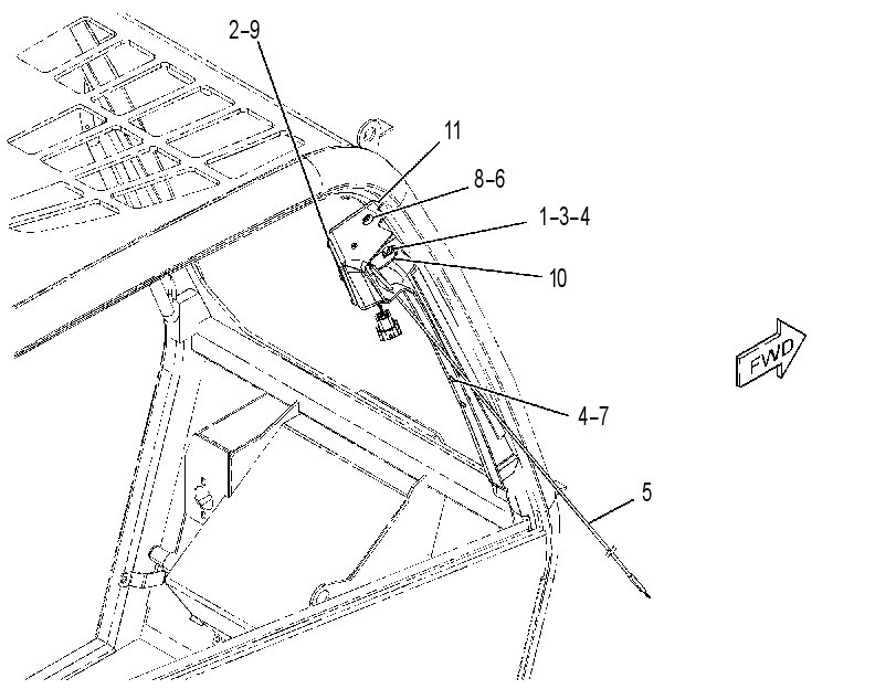 MONITOR & MOUNTING GP 3849157 CAT