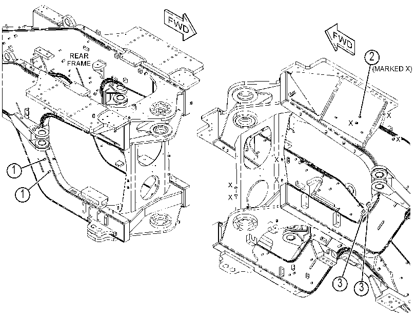 HARDWARE GP-REAR FRAME 3868498 CAT