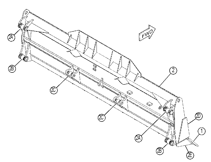 BLADE & EDGE GP-STRAIGHT 3878368 CAT