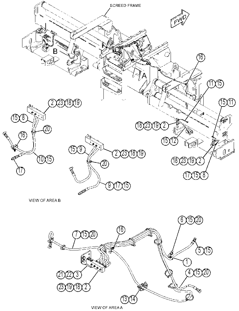 Трубопроводы смазки 3904836 CAT