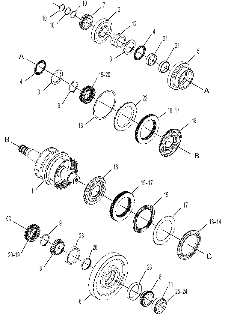 CLUTCH & GEAR GP 3923996 CAT