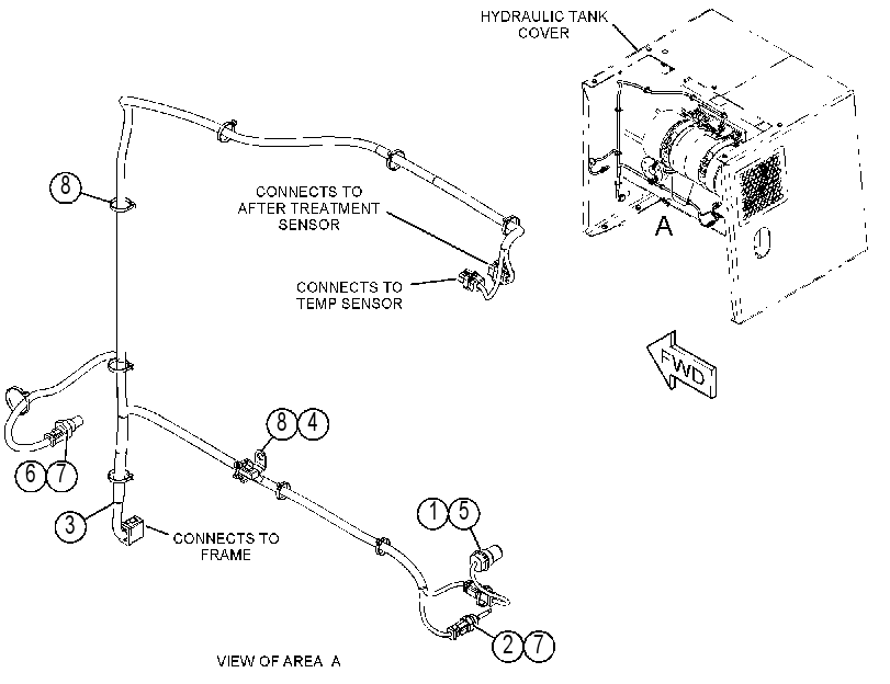WIRING GP-HYDRAULIC TANK 4501527 CAT