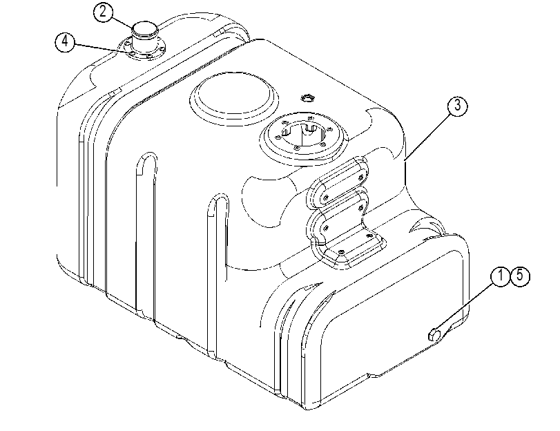 Бак AdBlue 4246242 CAT