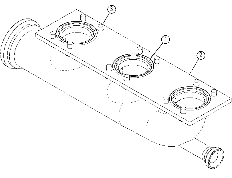 MANIFOLD & MOUNTING GP 4555448 CAT