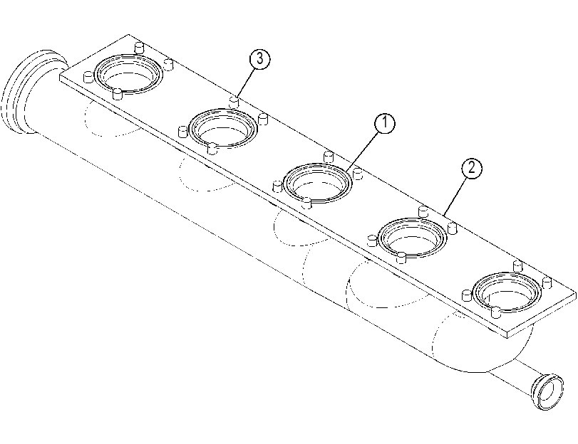 MANIFOLD & MOUNTING GP 4555450 CAT
