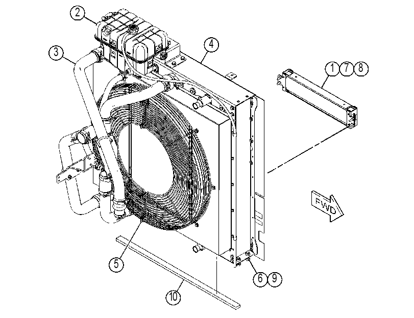 COOLING GP 4477077 CAT