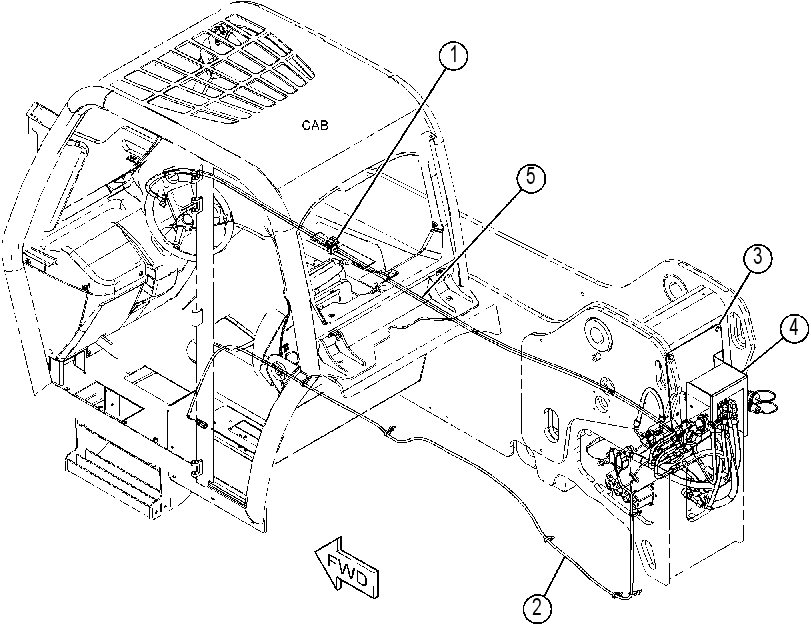 HYDRAULIC AR-TRAILER 4394236 CAT