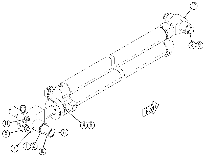 CYLINDER & MTG GP-TELESCOPING 4510532 CAT