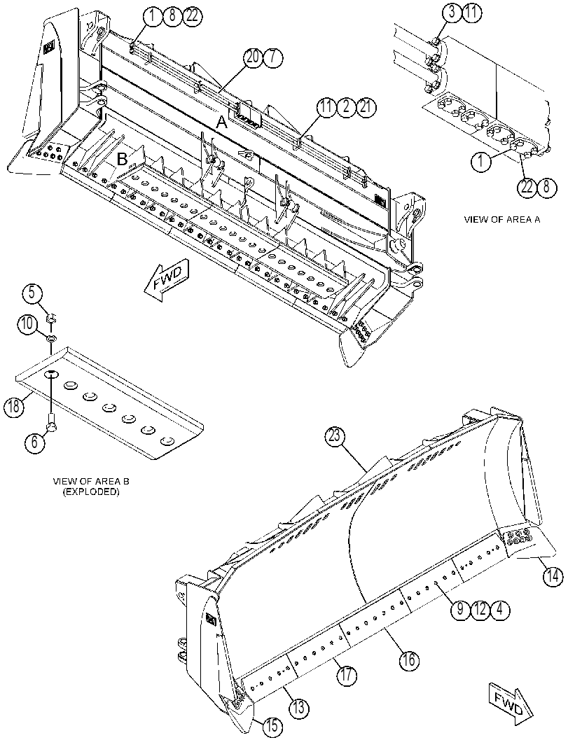 BLADE GP-SEMI-UNIVERSAL 3927164 CAT