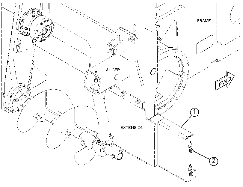 EXTENSION GP-MAIN FRAME 4386255 CAT
