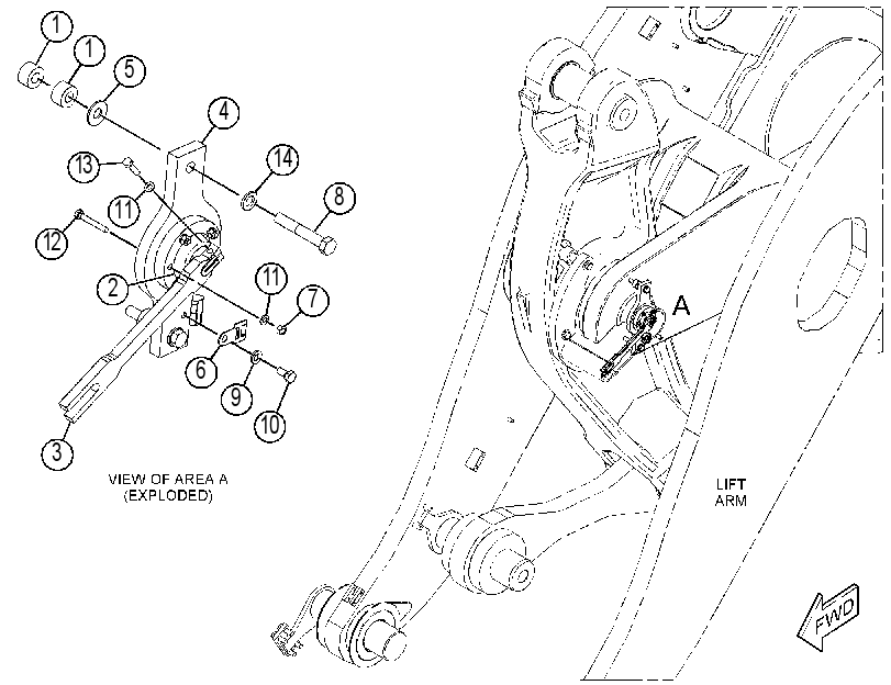 SENSOR & MTG GP-TILT POSITION 3929844 CAT