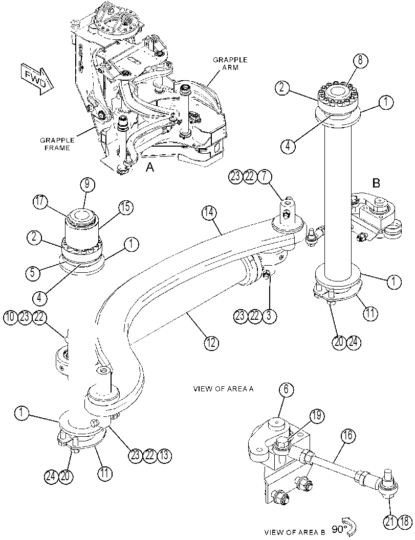 ROLLER GP-FEED 4404603 CAT