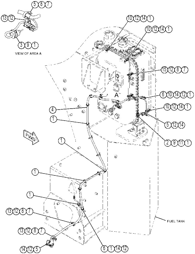 WIRING GP-HYDRAULIC TANK 4185389 CAT