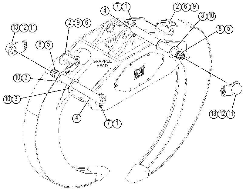 PIN GP-GRAPPLE 4239543 CAT