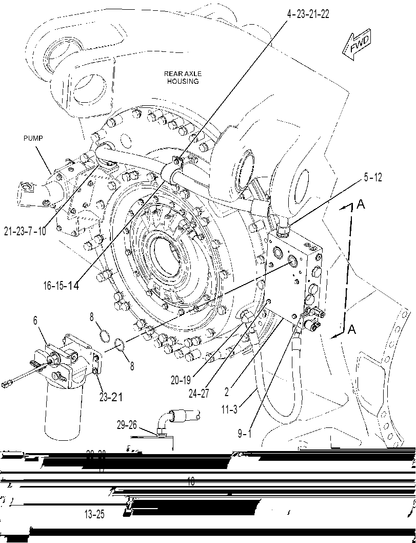 LINES GP-POWER TRAIN FILTER 2801612 CAT