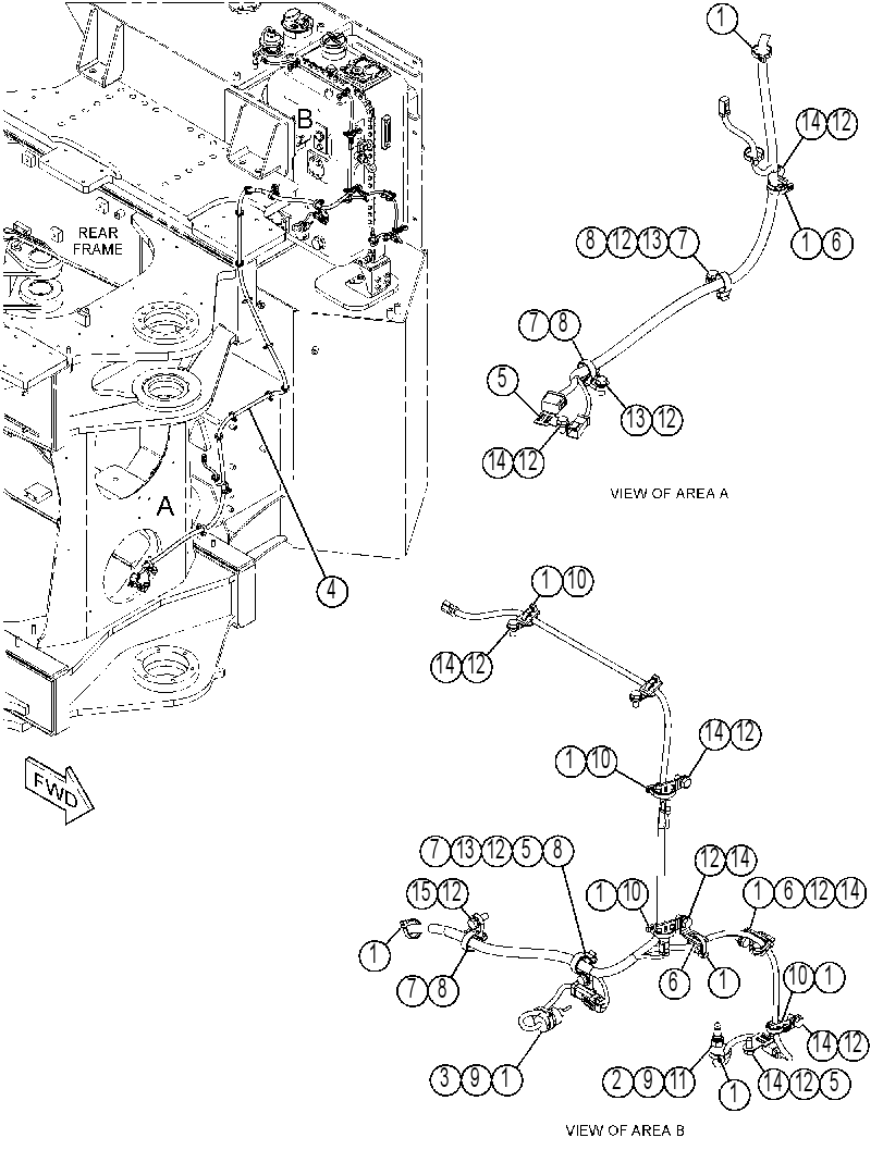WIRING GP-HYDRAULIC TANK 3962002 CAT