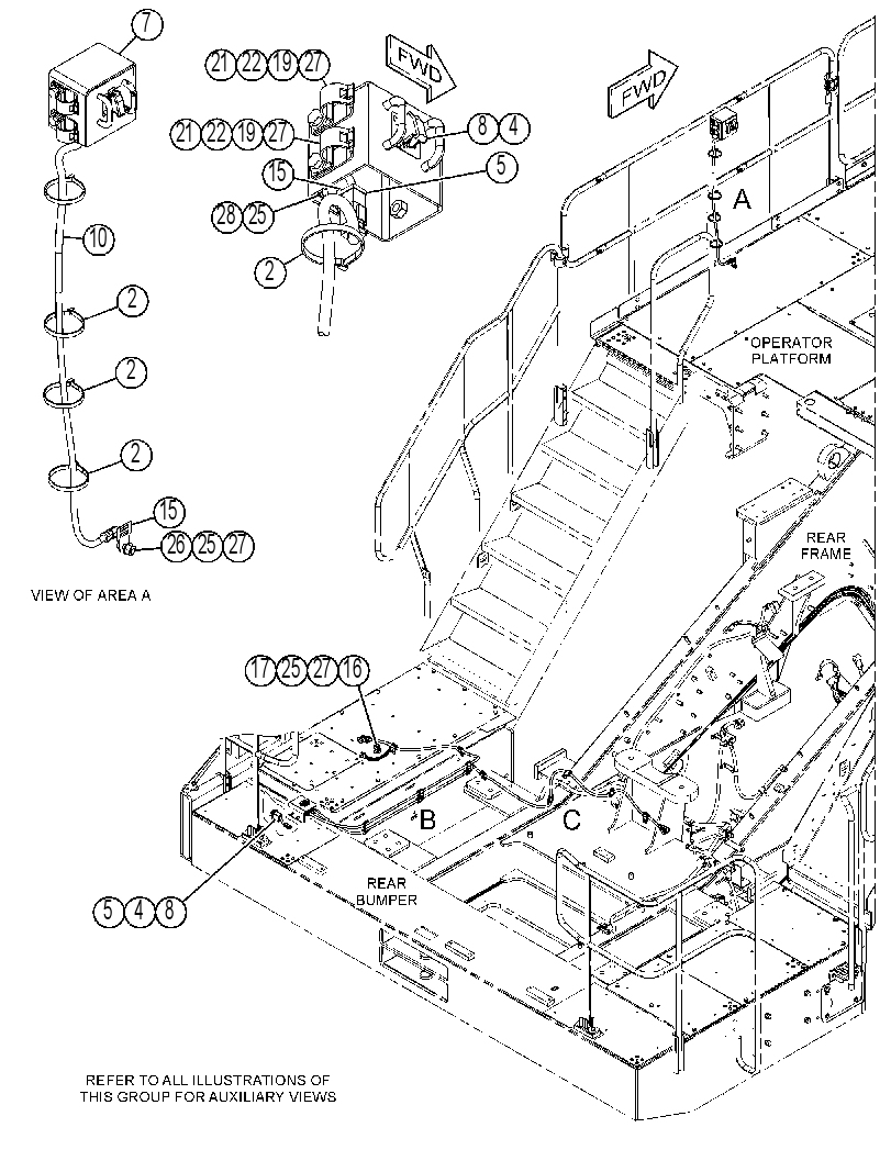 WIRING GP-LADDER 3961517 CAT