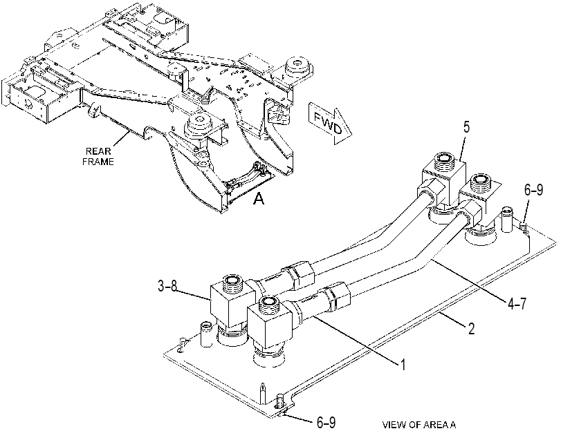 MOUNTING GP-AXLE OIL COOLER 2609584 CAT