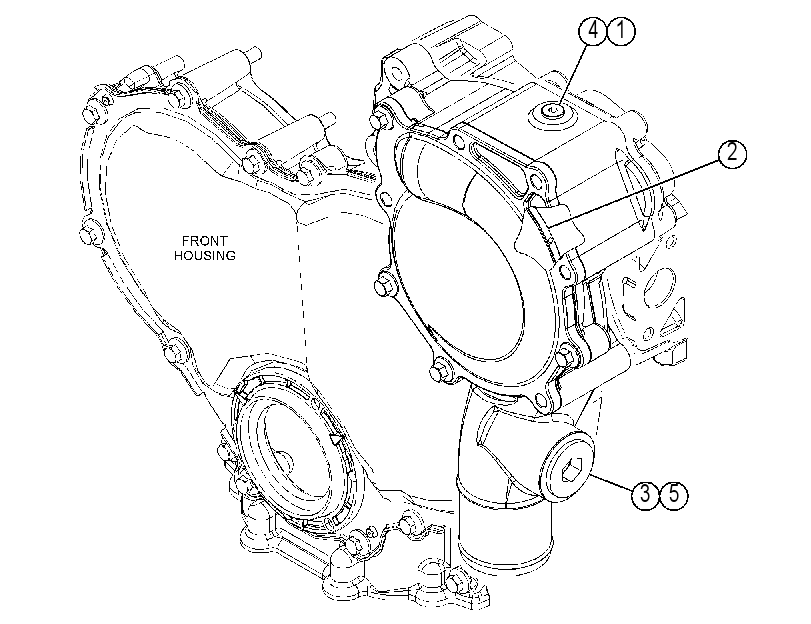 PUMP AS-WATER 3801658 CAT