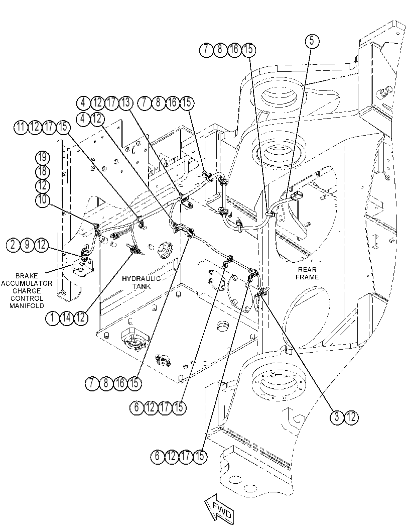 WIRING GP-HYDRAULIC TANK 3966962 CAT