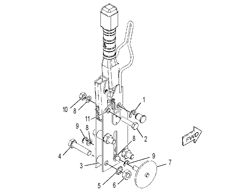 LEVER GP-HAND CONTROL 3153905 CAT
