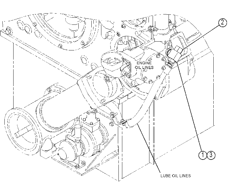 LINES GP-LUBE OIL 4194321 CAT