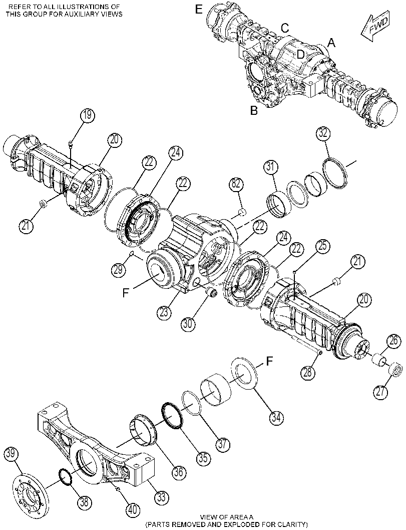 AXLE GP-OSCILLATING 3965231 CAT