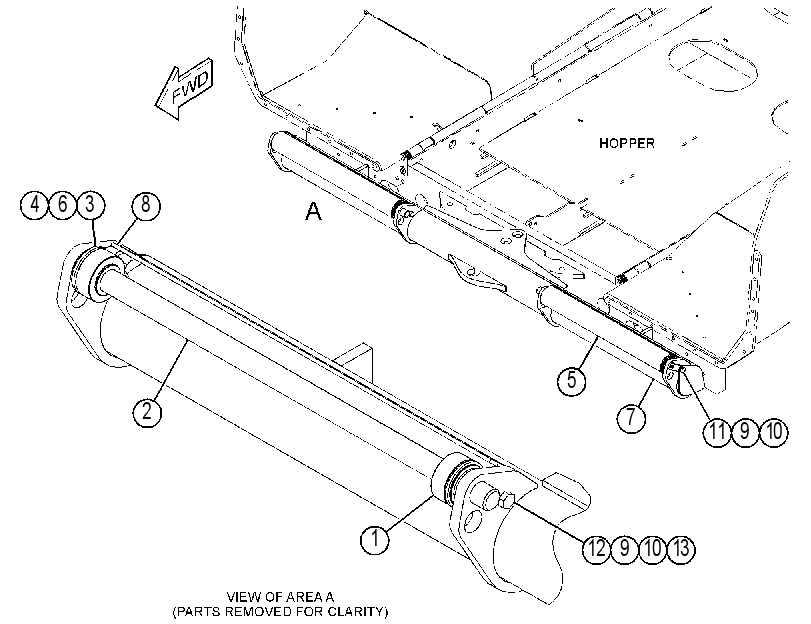 ROLLER GP-PUSH 4178972 CAT