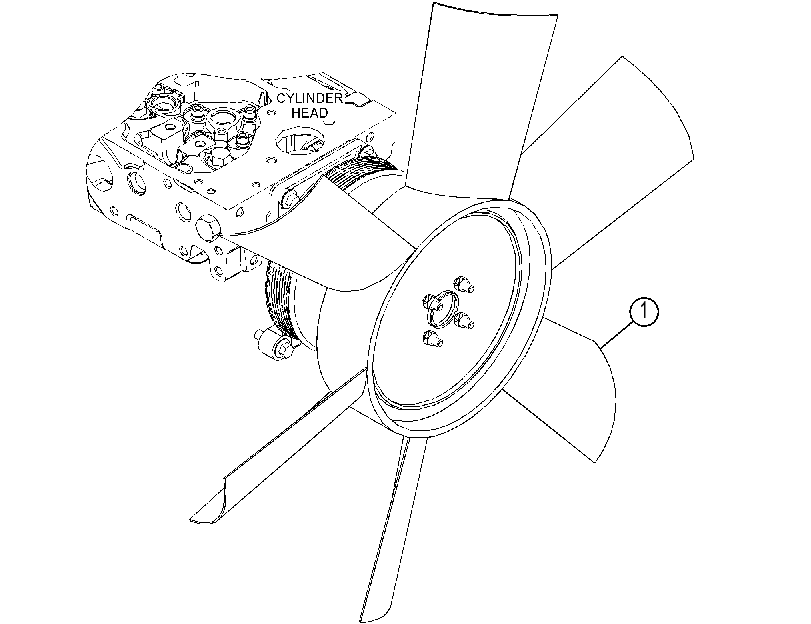 FAN GP 3780627 CAT