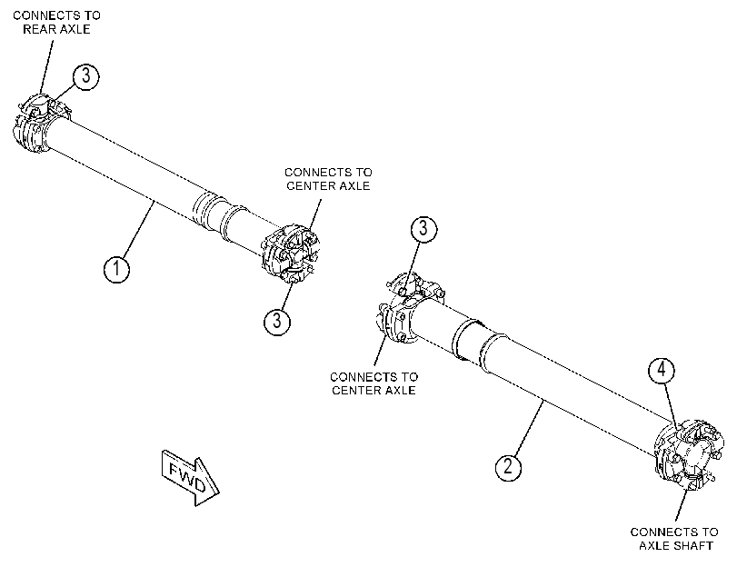SHAFT GP-REAR DRIVE 1527028 CAT