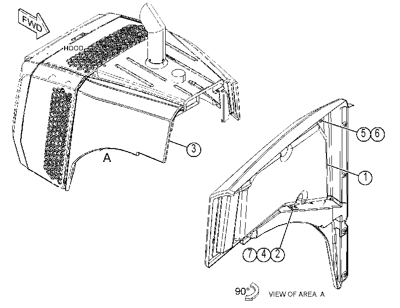 Панель боковая 4511540 CAT