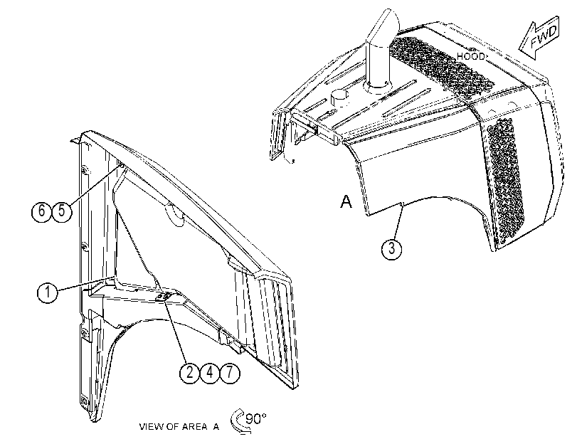 Панель боковая 4511544 CAT
