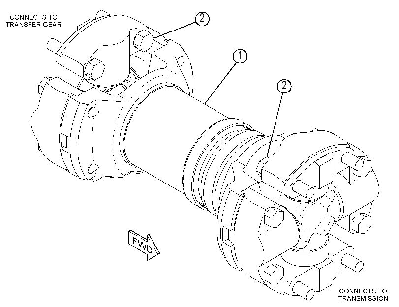 SHAFT GP-MAIN DRIVE 3353239 CAT