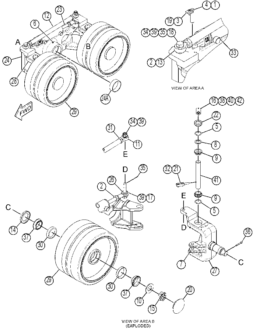 BOGIE GP 3964171 CAT