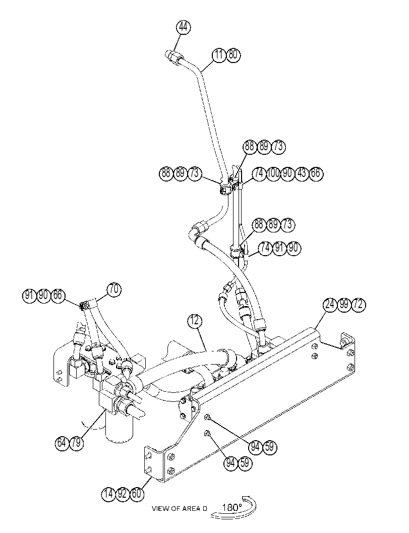 COOLER & MTG GP-AXLE OIL 4188280 CAT