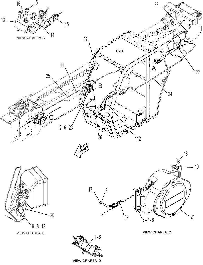 INSTALLATION AR-LOAD SNSR IND 3617851 CAT