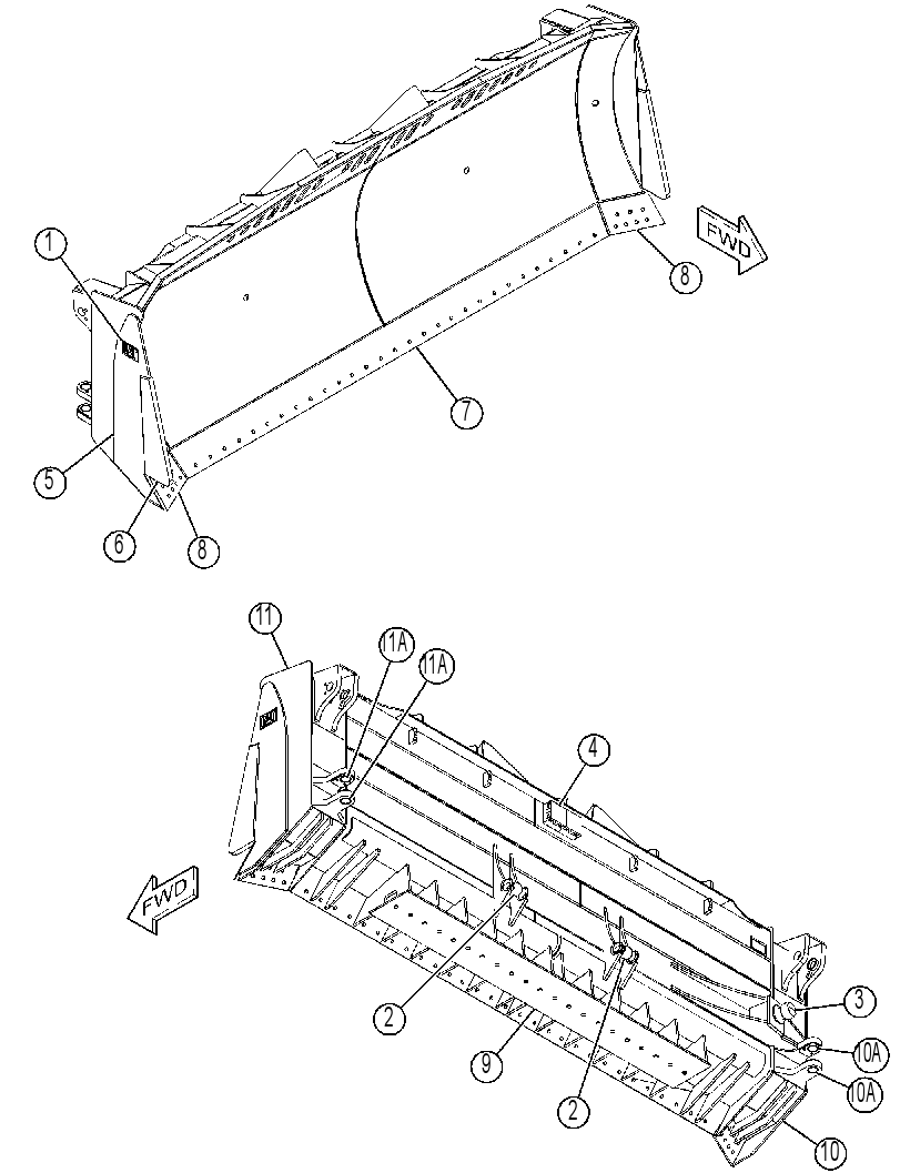 BLADE AS-SEMI-UNIVERSAL 1588740 CAT
