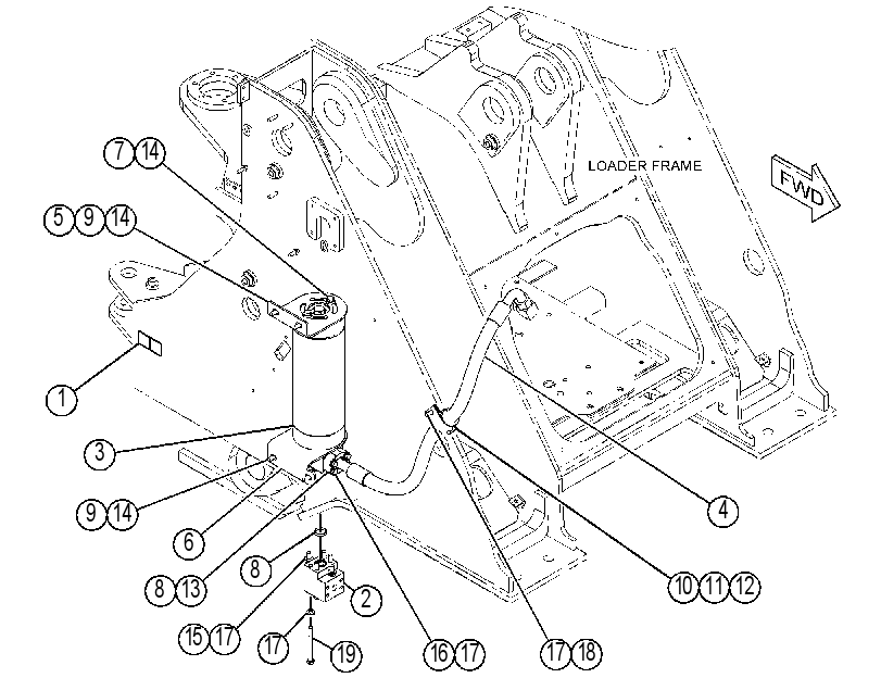 CONTROL & LINES GP-RIDE 3882459 CAT