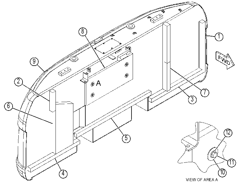 Противовес 4503420 CAT