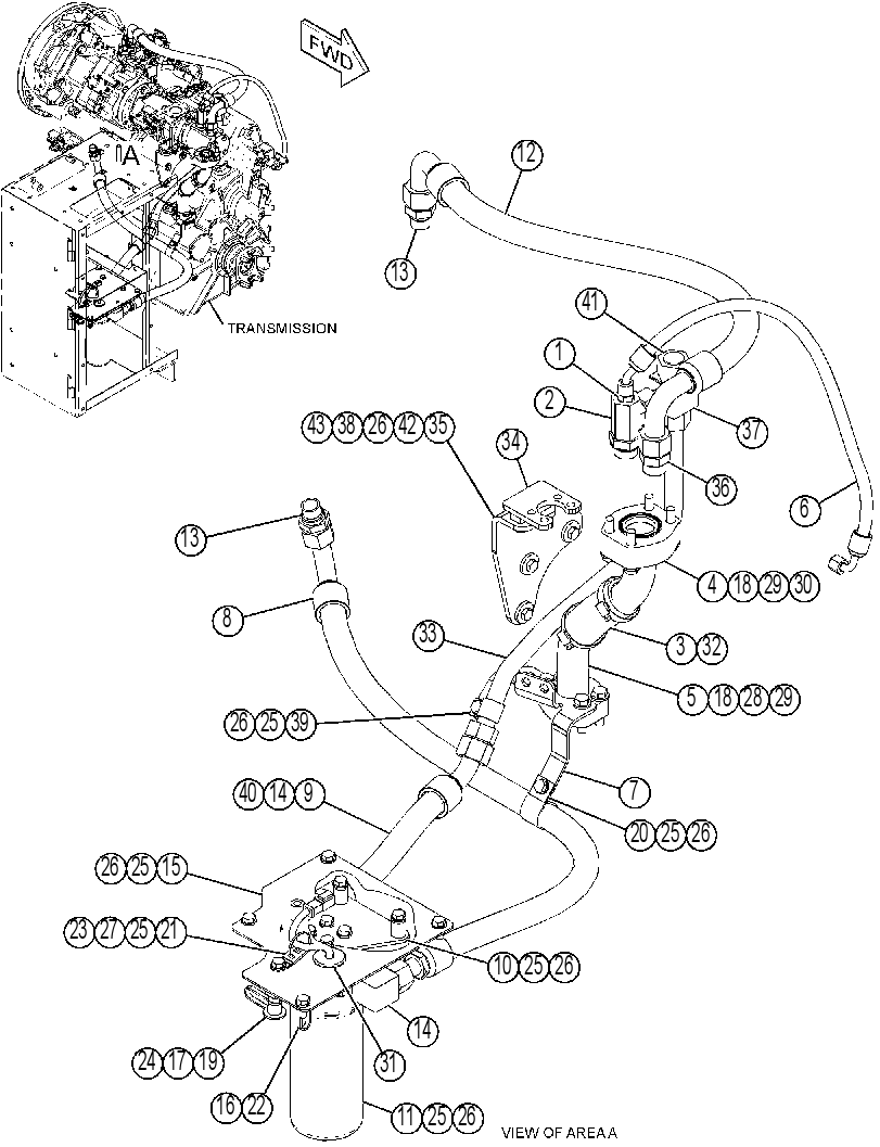 FILTER & LINES GP-TORQUE CONV 3600311 CAT