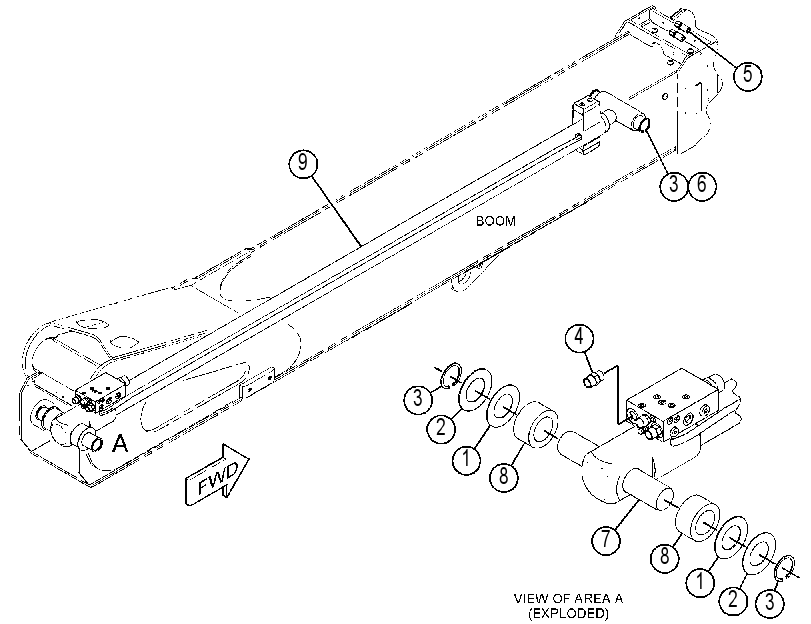 CYLINDER & MTG GP-TELESCOPING 4429777 CAT