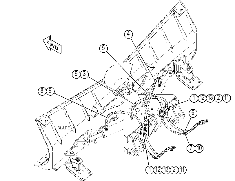 LINES GP-BLADE 4443910 CAT