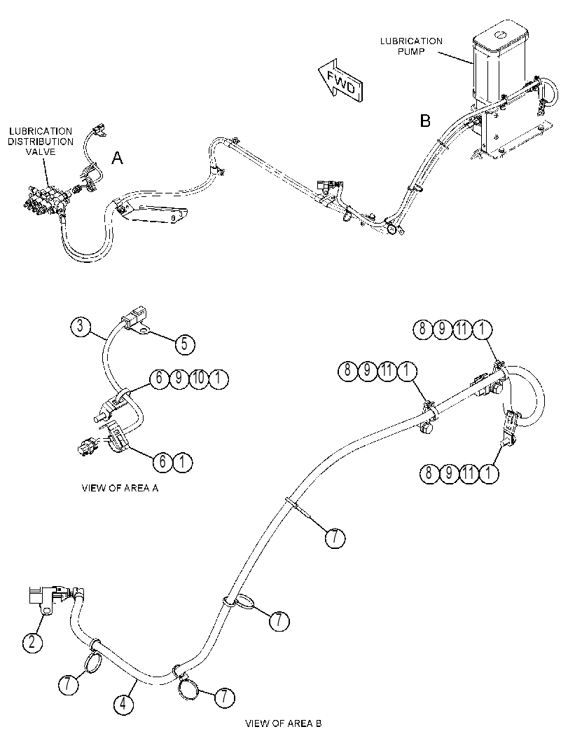 WIRING GP-LUBRICATION 3647287 CAT
