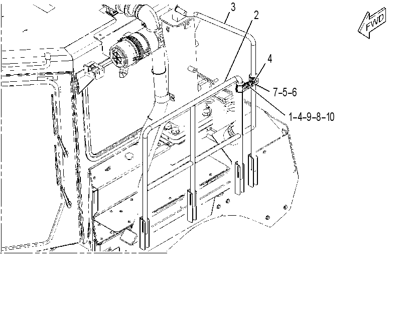GUARDRAIL GP 4527612 CAT